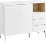 Cumpara ieftin Consola Vasagle Alb 40x103.5x85 cm