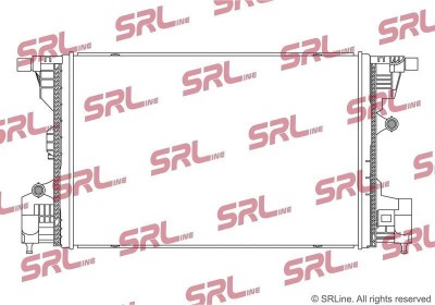 Radiator Mercedes Clasa A, Clasa B, Cla-Class, Gla-Class, Glb-Class, motor: 1.5 D, 2.0 d, 2.0 T, radiator temperatura joasa, 630x425x22, SRLine, foto