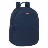 Rucsac pliabil pentru copii, Safta, 29 x 12 x 41 cm, poliester, bleumarin