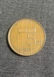 Moneda 5 cenți 1987 Olanda