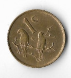 Moneda 1 cent 1987 - Africa de Sud, Cupru (arama)