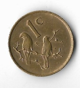 Moneda 1 cent 1987 - Africa de Sud foto