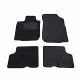 Set covorase auto din mocheta Dacia Logan Mcv 2005-2013, Cu 5 Locuri; Negru, 4 Buc., Rapid