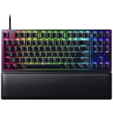 Cumpara ieftin Tastatura gaming mecanica Razer Huntsman V2 Tenkeyless, Clicky Optical Switch Purple, Razer Chroma RGB, Layout US, Negru