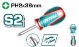 TOTAL - SURUBELNITA PHILLIPS- PH2 (MAGNETIC)- 6.0MM - 38MM -(INDUSTRIAL) PowerTool TopQuality