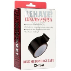 Banda fara Lipici Chisa Novelties "Bind Me" 15 Metri - Negru##