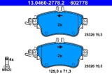 ATE 13.0460-2778.2 set placute frana,frana disc