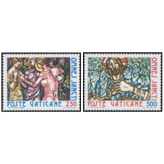 Vatican 1980 - Motive religioase, serie neuzata