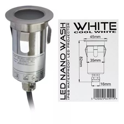 Corp iluminat nano LED WASH IP68 alb foto