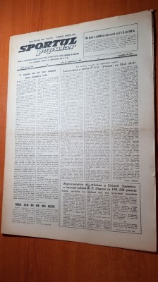 sportul popular 21 septembrie 1953-divizia A la fotbal,competitia motociclista foto