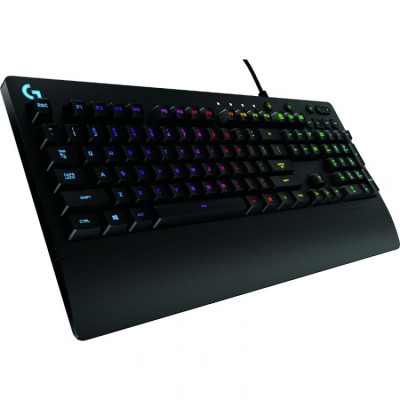 Tastatura gaming Logitech G213 Prodigy , Palm Rest , Iluminare LED RGB , Negru foto