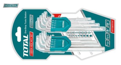TOTAL - SET 18 CHEI IMBUS HEX&amp;amp;TORX (INDUSTRIAL) PowerTool TopQuality foto