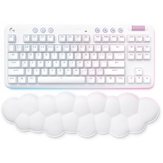 Tastatura mecanica gaming Logitech G715, Wireless, iluminare RGB, layout US INT&amp;#039;L, Switch GX Red, Alb
