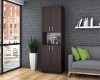 Dulap Wenge KSC-5 RO, 60x37x196 cm, 4 Usi, 5 Rafturi, PAL Melaminat, Dormitor/Hol
