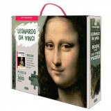 Puzzle Mona Lisa Sassi, 44.5 x 68 cm, 300 piese, 32 pagini, carte inclusa, 6 ani+