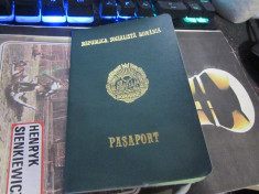 pasaport an 1990 cu vize rare viza ddr si viza rfg w foto