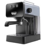 Espressor manual Gaggia Deluxe Grey Black EG2111/64, 15 bar, capacitate rezervor apa 1.2 l, 230V, 1900 W, oprire automata, functie Memo, negru/gri