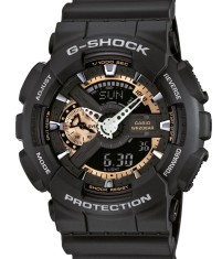 Ceas Sport Casio G-SHOCK GA-110 Rose Black-NOU 2025 ! NEGRU MAT CRONOGRAF ACTIV