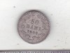 Bnk mnd Romania 50 bani 1900, argint