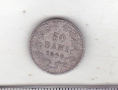 bnk mnd Romania 50 bani 1900, argint