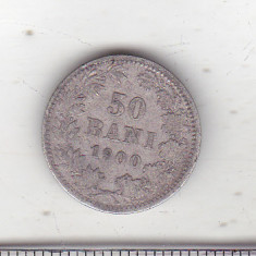 bnk mnd Romania 50 bani 1900, argint
