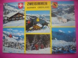 HOPCT 20186 ZWEISIMMEN -BERNER OBERLAND -IARNA IN 1982 -STAMPILA / TIMBRU -ELVETIA -CIRCULATA