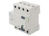 &Icirc;ntrerupător diferențial Siemens 25A 300mA 3 poli IP20 5SV3642-6