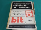 CONSTRUCȚII ARHITECTURĂ SISTEMATIZARE * BULETIN DE INFORMARE TEHNICĂ * NR. 5* 1968* 4 2 1