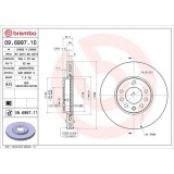 Set disc frana Opel Calibra A (C89) 06.90-07.97, Speedster (E01) 06.00-08.06, Vectra B (J96) 09.95-07.04; Saab 900 2 Convertible 09.93-04.99, 900 2 C, BREMBO