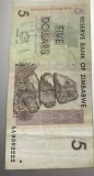 BNKSTR1 (Serie rara 9592222) Zimbabwe - 5 Dollars (Bancnotă, Chiremba Balancing Rocks), Ediția 2007