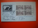 HOPCT PLIC S FDC NR 675 ARTISTI CANADIENI 1967-CANADA -NECIRCULAT