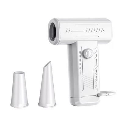Suflanta aer/ventilator portabil STORMY, ALB, 130000 RPM, 4000 mAh, reglare continua a turatiei foto