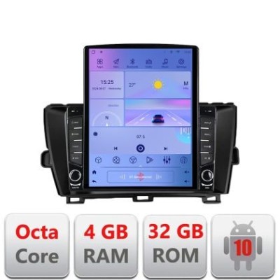 Navigatie Toyota Prius 2009-2014 KIT-TY39 ecran tip TESLA 9.7&amp;quot; 8 core 4+32 4G DSP Android Radio Bluetooth Internet GPS WIFI CarStore Technology foto