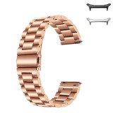 Curea metalica compatibila Samsung Galaxy Watch Ultra2, telescoape Quick Release, 22mm, Pink Gold