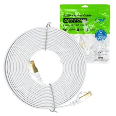 Aproape nou: Cablu de retea plat S/STP CAT7 PNI U7050W, 2 x RJ45, 4 perechi de fire foto