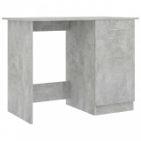 Birou, gri beton, 100 x 50 x 76 cm, PAL