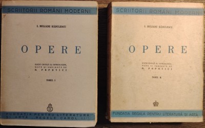 Heliade Radulescu - Opere (2 vol., ed. D. Popovici) foto
