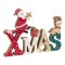 Decorațiune Crăciun, Model Xmas, Lemn, Multicolor, 26 cm