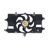 Elice ventilator Fiat Doblo, 2000-2006, 270 W; 300 Mm; (2 +2) Pini, Cu Suport Si Motoras, SRL, OE: 46737732; 51738,, SRLine