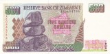 Bancnota Zimbabwe 500 Dolari 2001 - P11a UNC