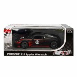 Masina Cu Telecomanda Porsche 918 Spyder Weissach Negru Scara 1 La 14