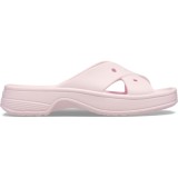 Papuci Crocs Classic Women&#039;s Cross Strap Roz - Pink Milk