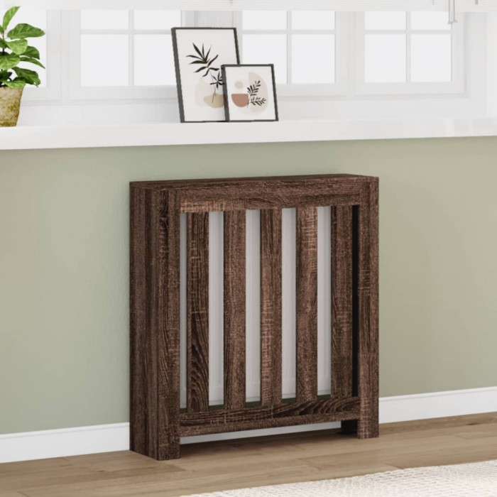 vidaXL Mască pentru calorifer stejar maro 78x20x82 cm lemn prelucrat 852732