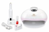 Pilă electrică + lampă UV/LED Global Fashion Nail Duo