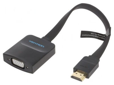 Convertor D-Sub 15pin la HDMI 0,15m Negru foto