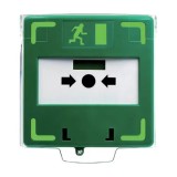 Buton aplicabil din plastic pentru iesire de urgenta, LED, buzzer (PICTOGRAMA) CSB-803, Csaccess
