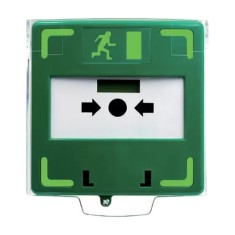 Buton aplicabil din plastic pentru iesire de urgenta, LED, buzzer (PICTOGRAMA) CSB-803