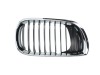 Grila radiator Bmw Seria 3 (E46), Sedan/Combi,10.2001-06.2005, dreapta, crom/crom/negru, 51137030546, 200905-2