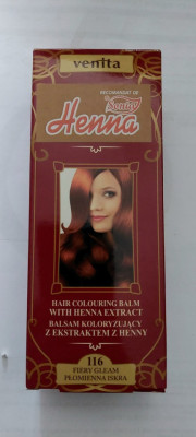 Balsam colorant par henna sonia nr.116 - rosu intens 75gr kian cosmetics foto