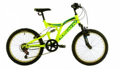 Bicicleta Copii Kreativ 2041 Verde Aprins 20 inch foto